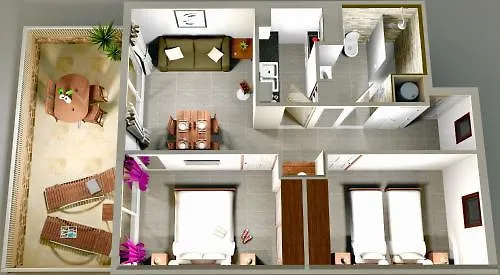 Kalliste Golfe D Ajaccio מלון דירות 4*